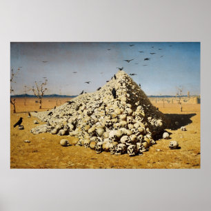 Poster A Apoteose da Guerra (de Vasily Vereshchagin)