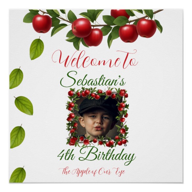 Póster A Apple do nosso sinal de boas-vindas (Frente)