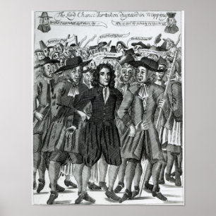Póster A apreensão do juiz Jeffreys 1689