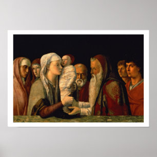 Póster A apresentação de Jesus no templo