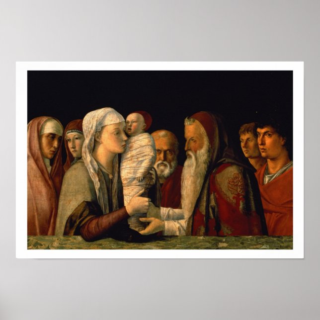 Póster A Apresentação de Jesus no Templo (Frente)