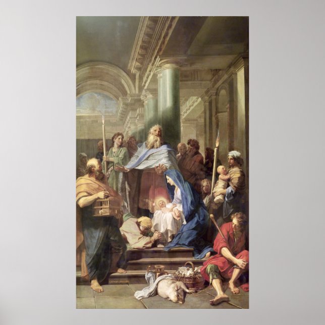 Póster A Apresentação no Templo, 1692 (Frente)