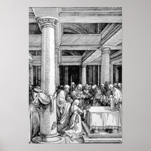 Poster A apresentação no templo, c.1503/4
