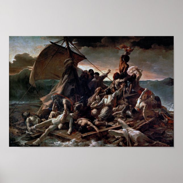 Poster A Arca da Medusa, Theodore Gericault (Frente)