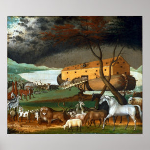 Poster A Arca de Edward Hicks Noah