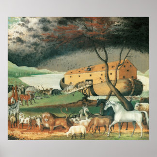 Póster A Arca de Edward Hicks Noah
