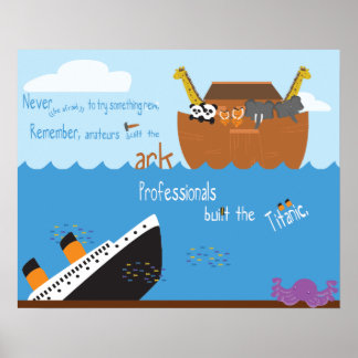 Póster A arca e o Titanic