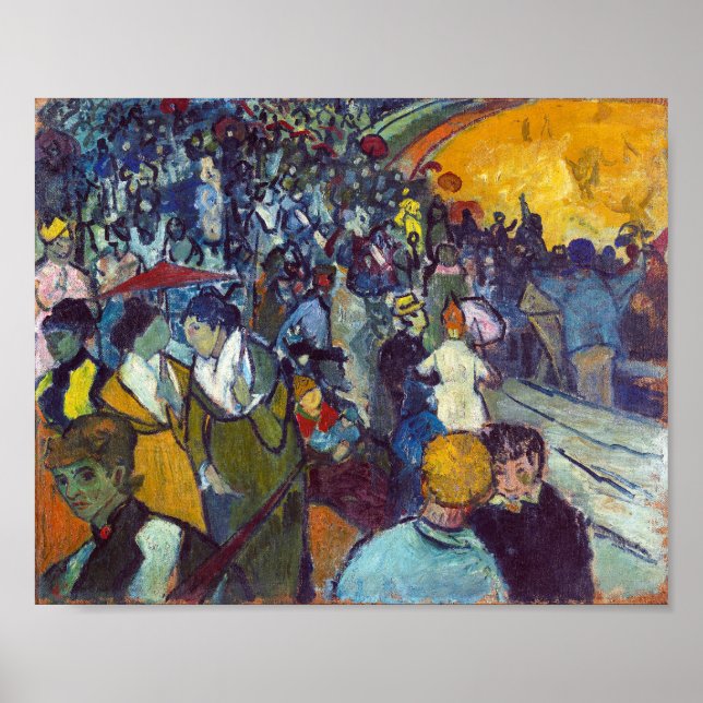 Poster A Arena em Arles | Van Gogh | (Frente)