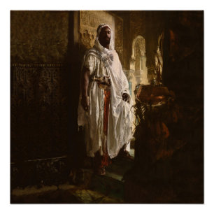 Póster A arte africana principal do Moorish