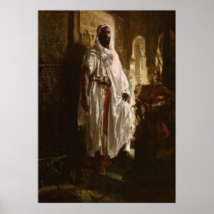 Póster A arte africana principal do Moorish