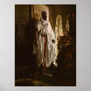 Póster A arte africana principal do Moorish