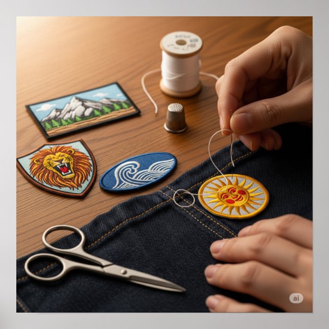 Poster A arte da costura (Frente)