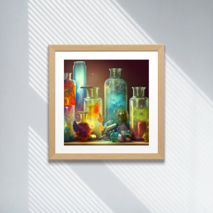 Poster A arte da fantasia trabalhável do alquimista