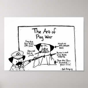 Poster A arte da guerra do Pug