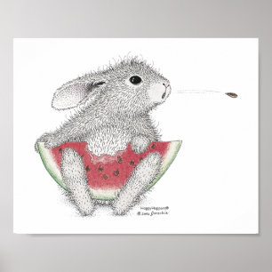 Póster A arte da parede de HappyHoppers®