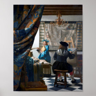 Poster A Arte da Pintura, Johannes Vermeer