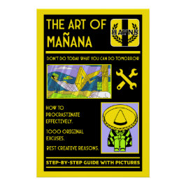 Póster A Arte Da Procrastinação - Mañana