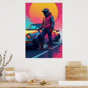 Poster A Arte da Velocidade: Pop Street Racer