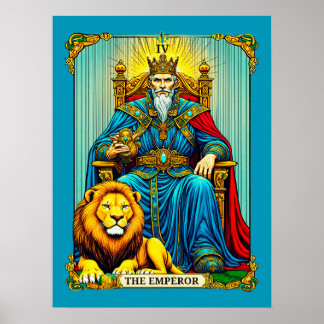 Poster A Arte do Imperador Tarot Card