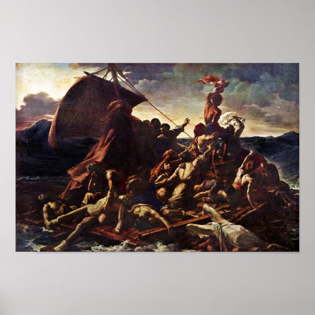 Póster A Arte Do Medusa, Por Géricault Jean Louis Th (Frente)