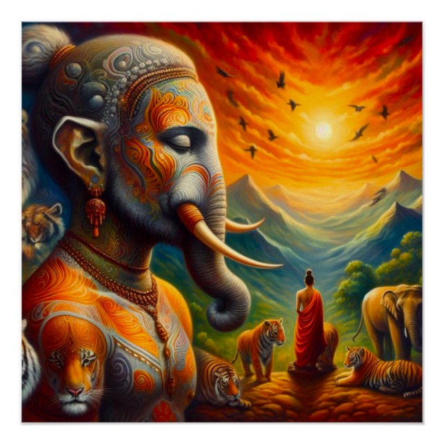 Póster A arte espiritual (Frente)