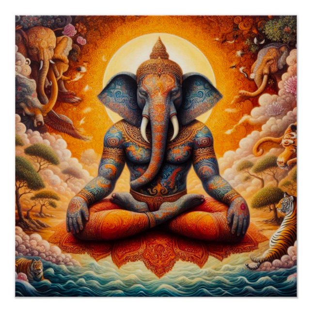 Póster A arte espiritual (Frente)