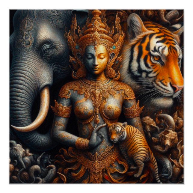 Póster A arte espiritual (Frente)
