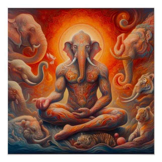 Póster A arte espiritual (Frente)