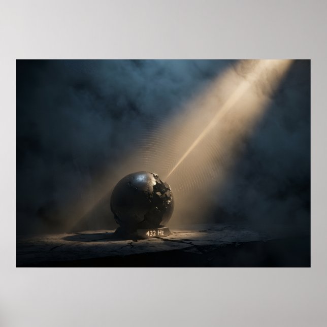Poster A Arte Espiritual de Parede O Feixe de Graça (Frente)