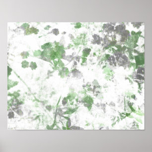 Poster A arte moderna do teste padrão de flor e a textur