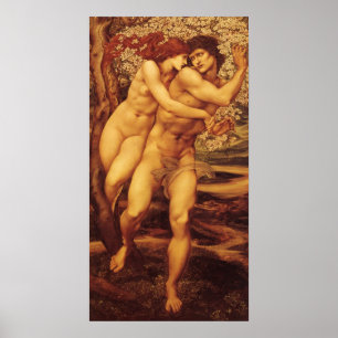 Póster A árvore da remissão por Burne Jones