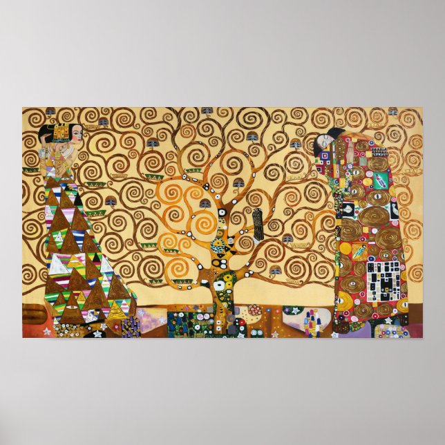 Poster A Árvore da Vida | Gustav Klimt | (Frente)