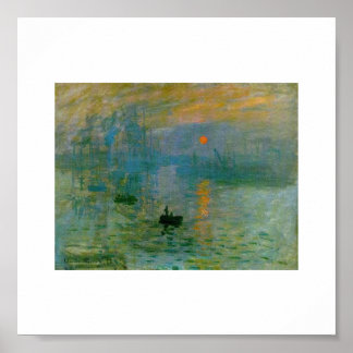 Poster A Ascensão do Sol por Claude Monet