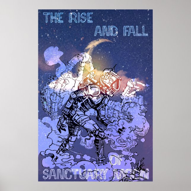 Poster A ascensão e queda da Lua Santuária (Frente)
