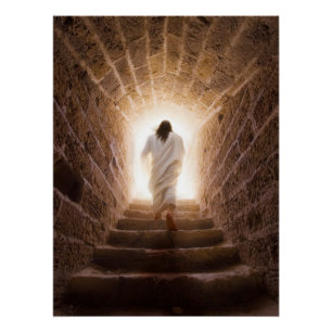 Póster A Ascensão - Jesus Andando à Luz