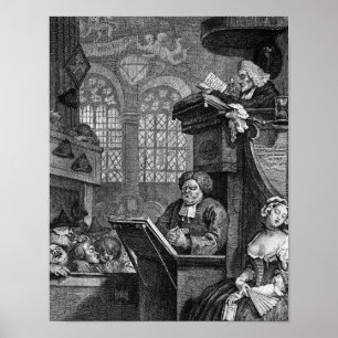 Póster A assembleia de sono, 1736