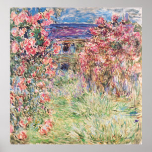 Póster A Assembleia entre os Rosas, Claude Monet