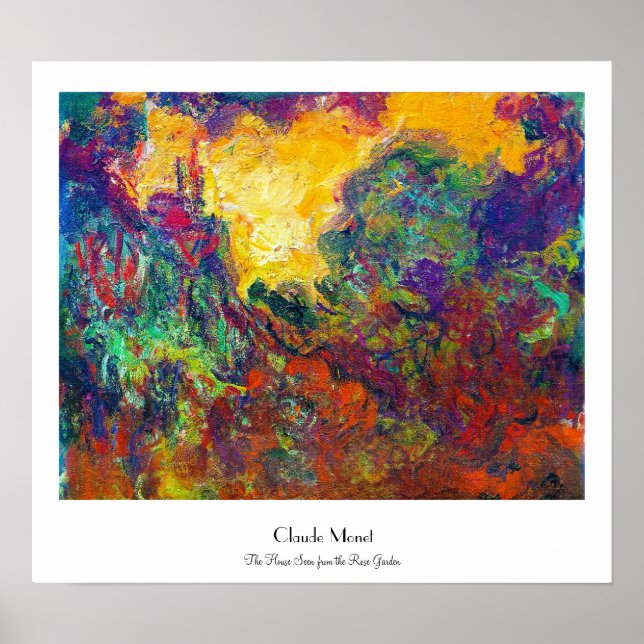 Póster A Assembleia viu o Rosa Claude Monet (Frente)