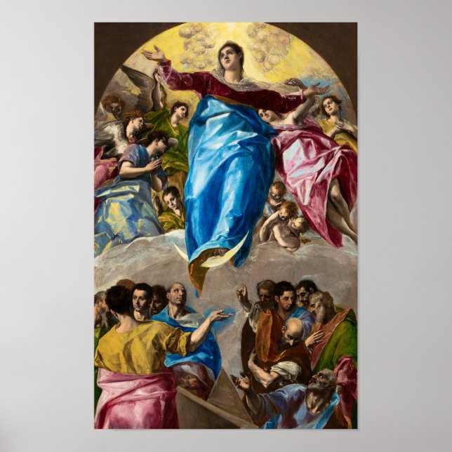 Poster A Assunção da Virgem por El Greco (Frente)