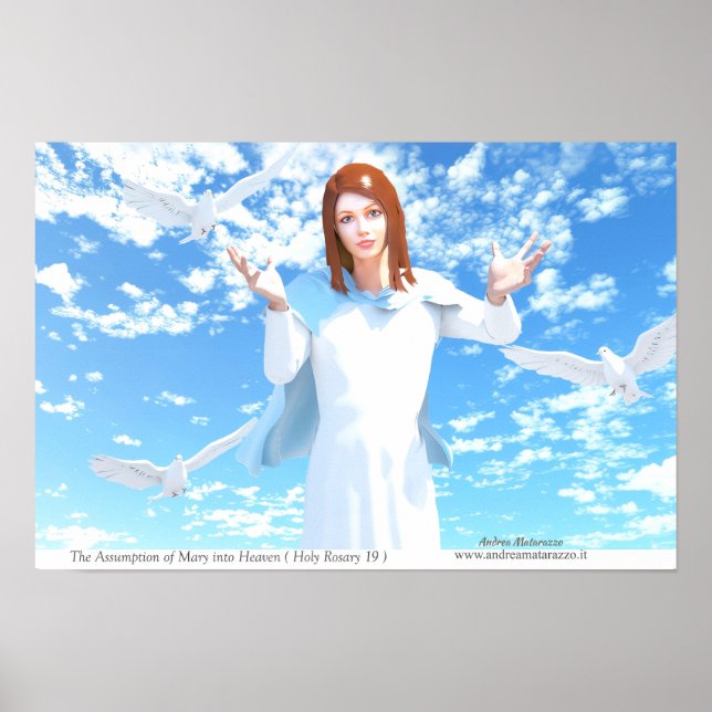 Poster A Assunção de Maria ao Céu (Frente)
