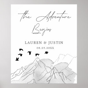 Poster A Aventura Começa A Boas-Vindas Elegantes