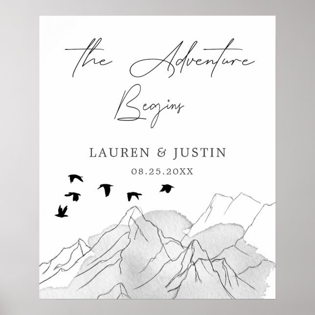 Poster A Aventura Começa A Boas-Vindas Elegantes (Frente)