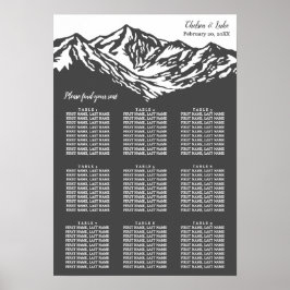 Poster A Aventura Começa Gráfico De Assentos De Montanha