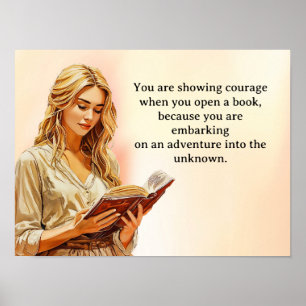 Poster A aventura de ler um livro