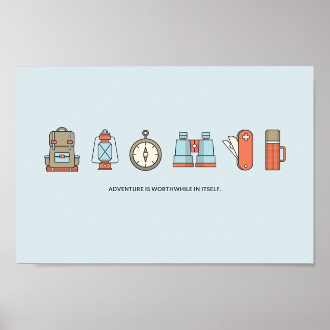 POSTER A AVENTURA VALE A PENA EM SI (Frente)