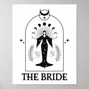 Poster A Bachelorette da Bruxa Gótica Noiva Cortada