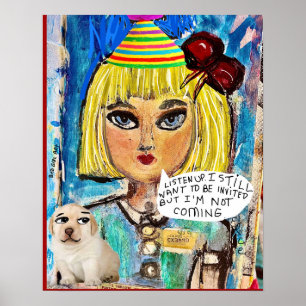 poster a bad Girl art Poster