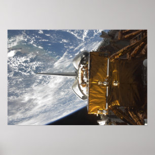 Poster A baía de carga da Space Shuttle Atlantis recuou