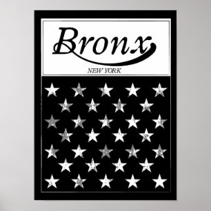 Póster A bandeira americana de Bronx   New York