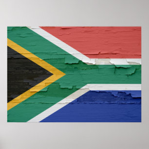 Póster A bandeira de África do Sul resistiu